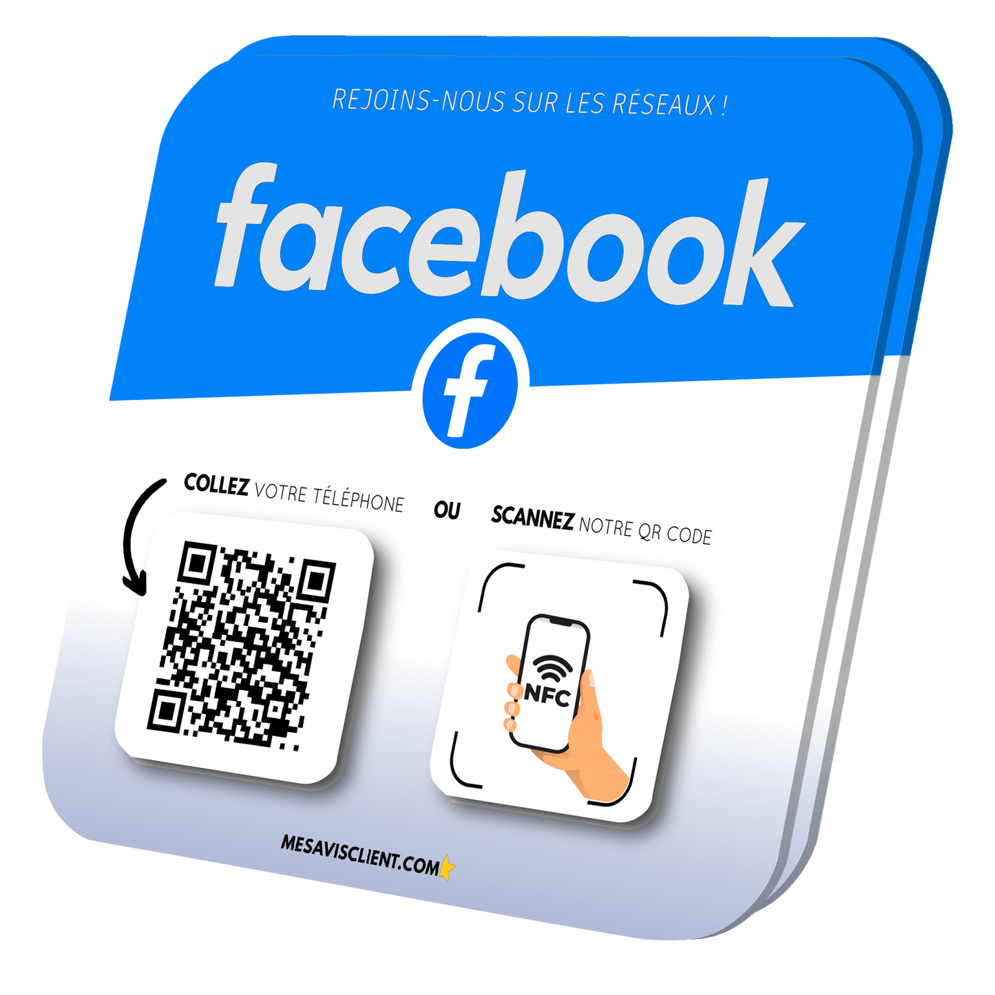 2 Plaques NFC PRO - Facebook