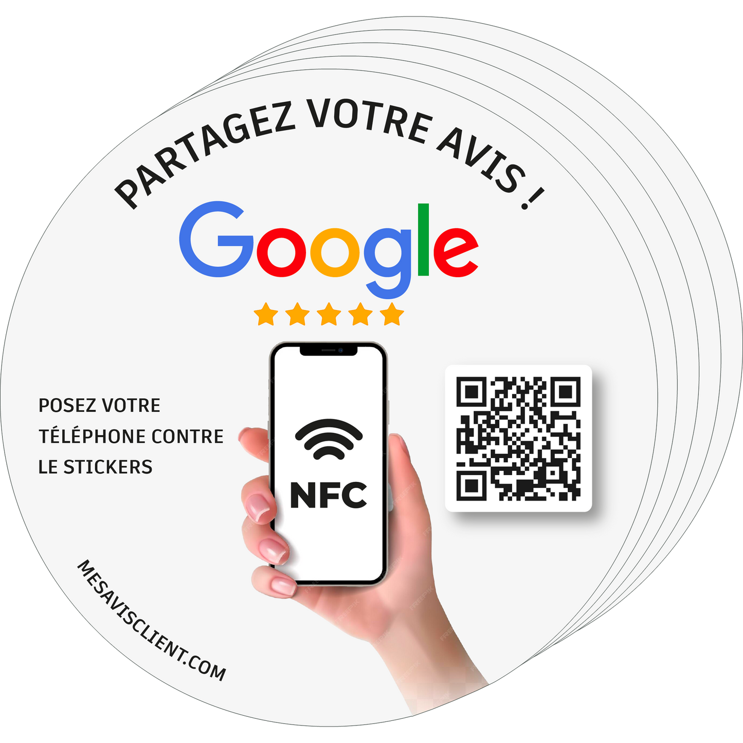 5 Stickers Google