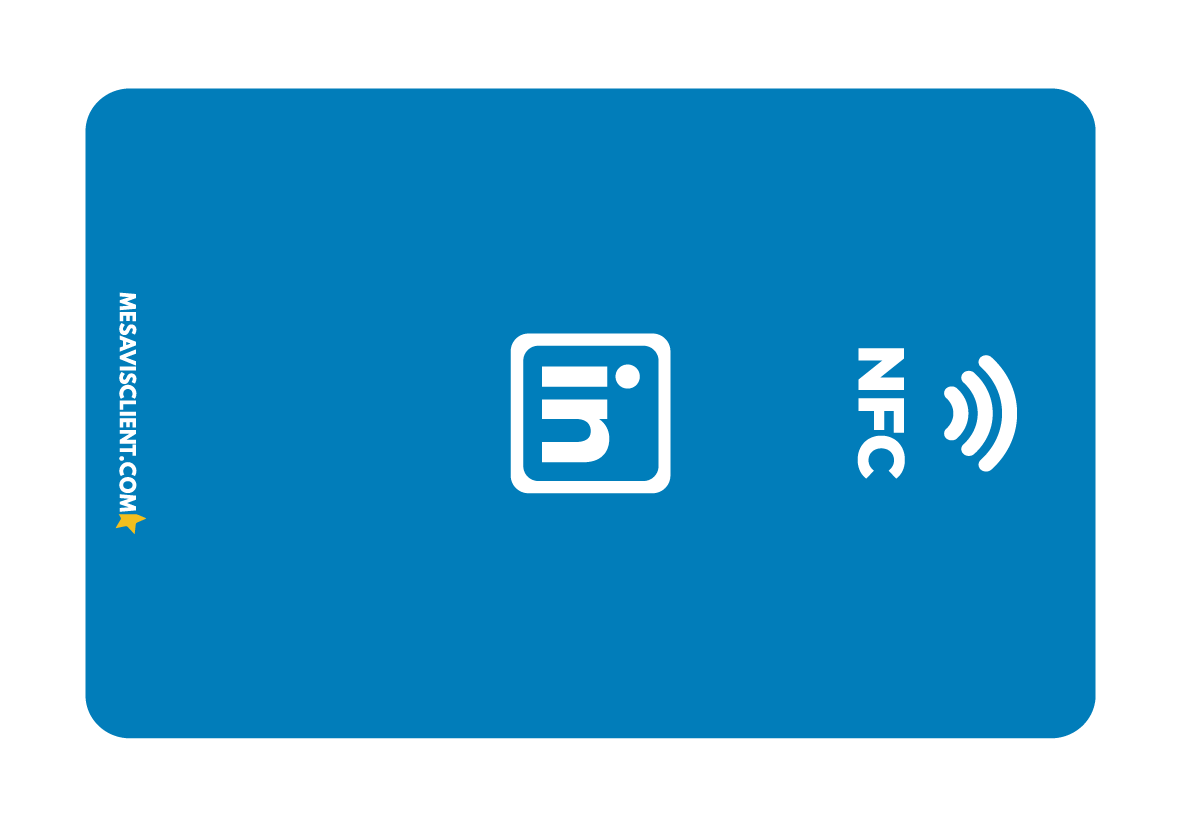 5 Cartes NFC - Linkedin