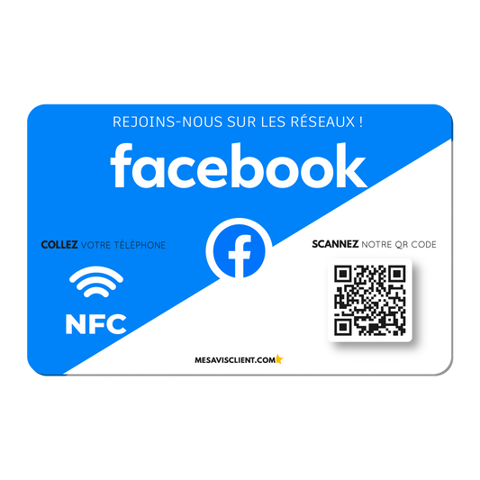 1 Carte NFC - Facebook