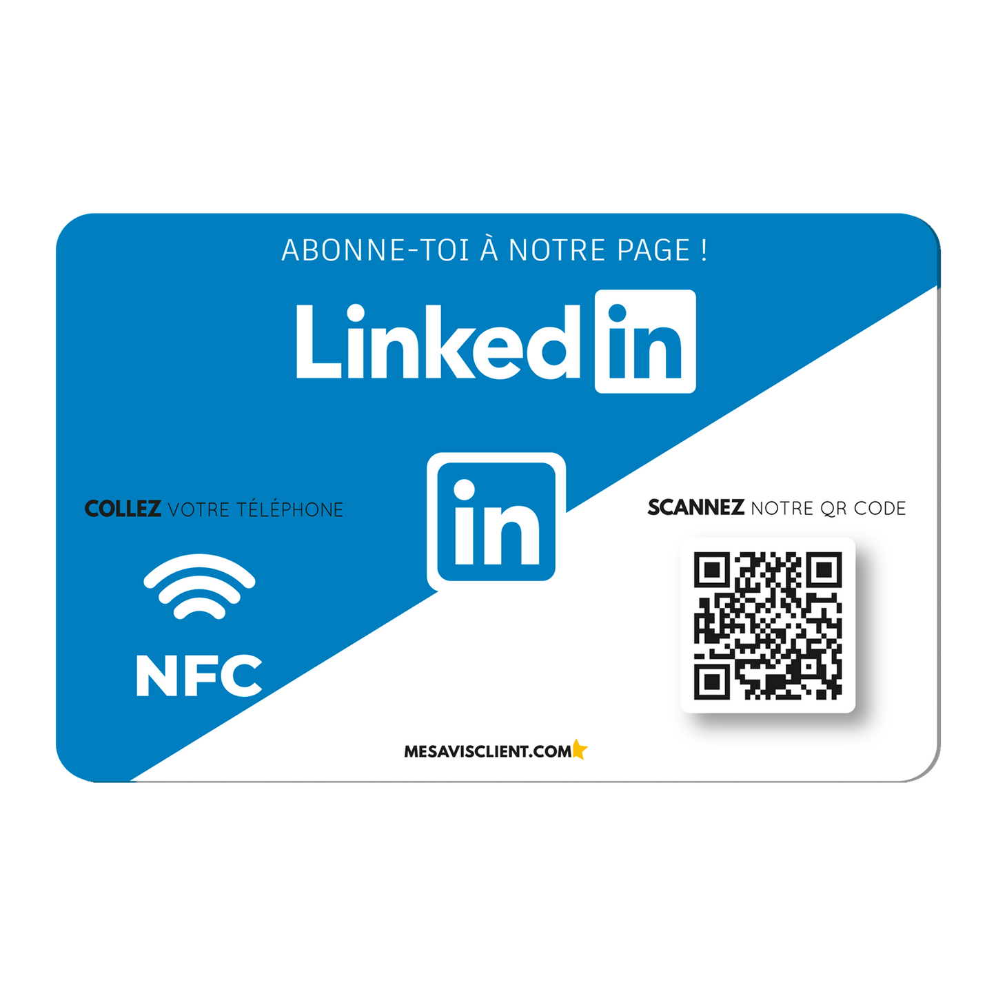 1 Carte NFC - Linkedin