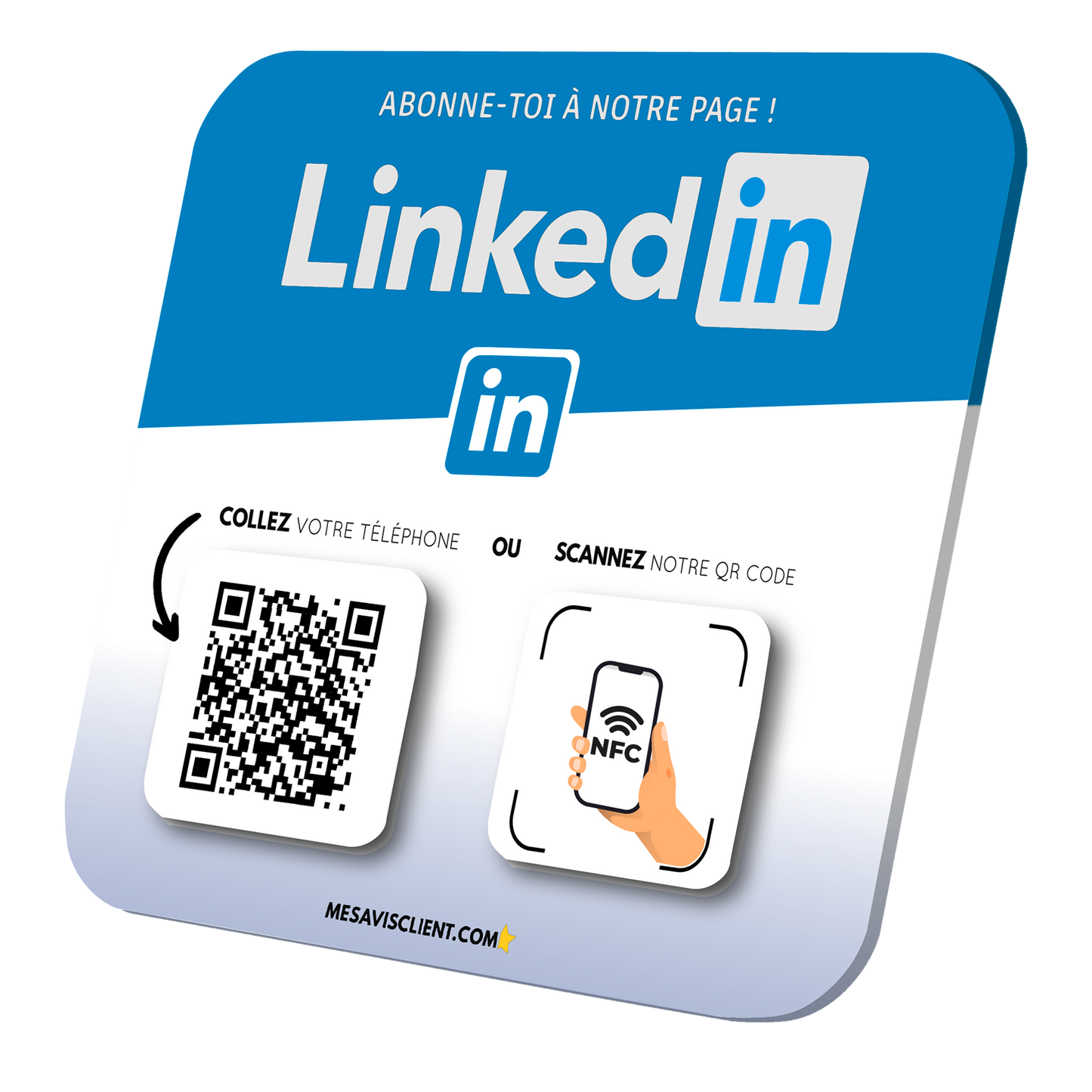 1 Plaque NFC PRO - LinkedIn