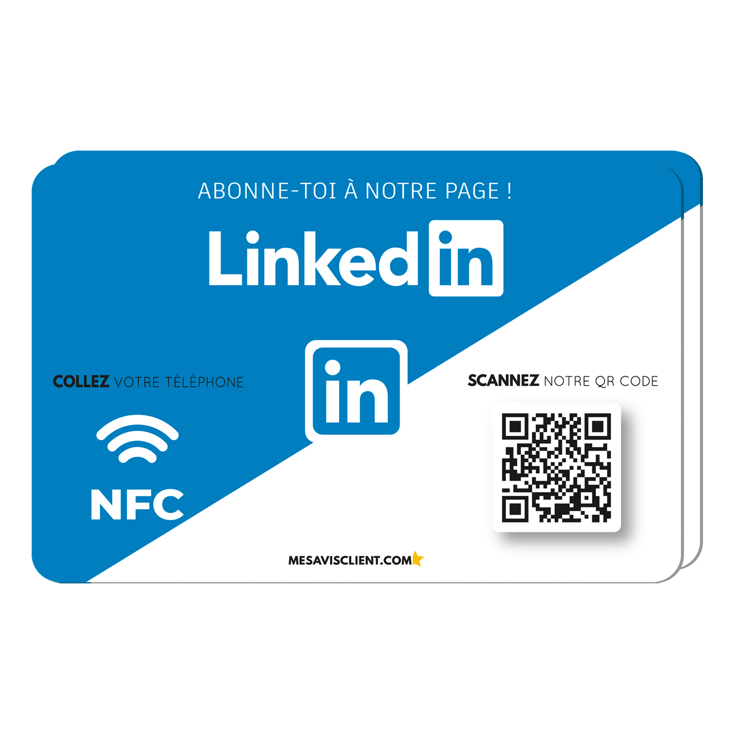 2 Cartes NFC - Linkedin