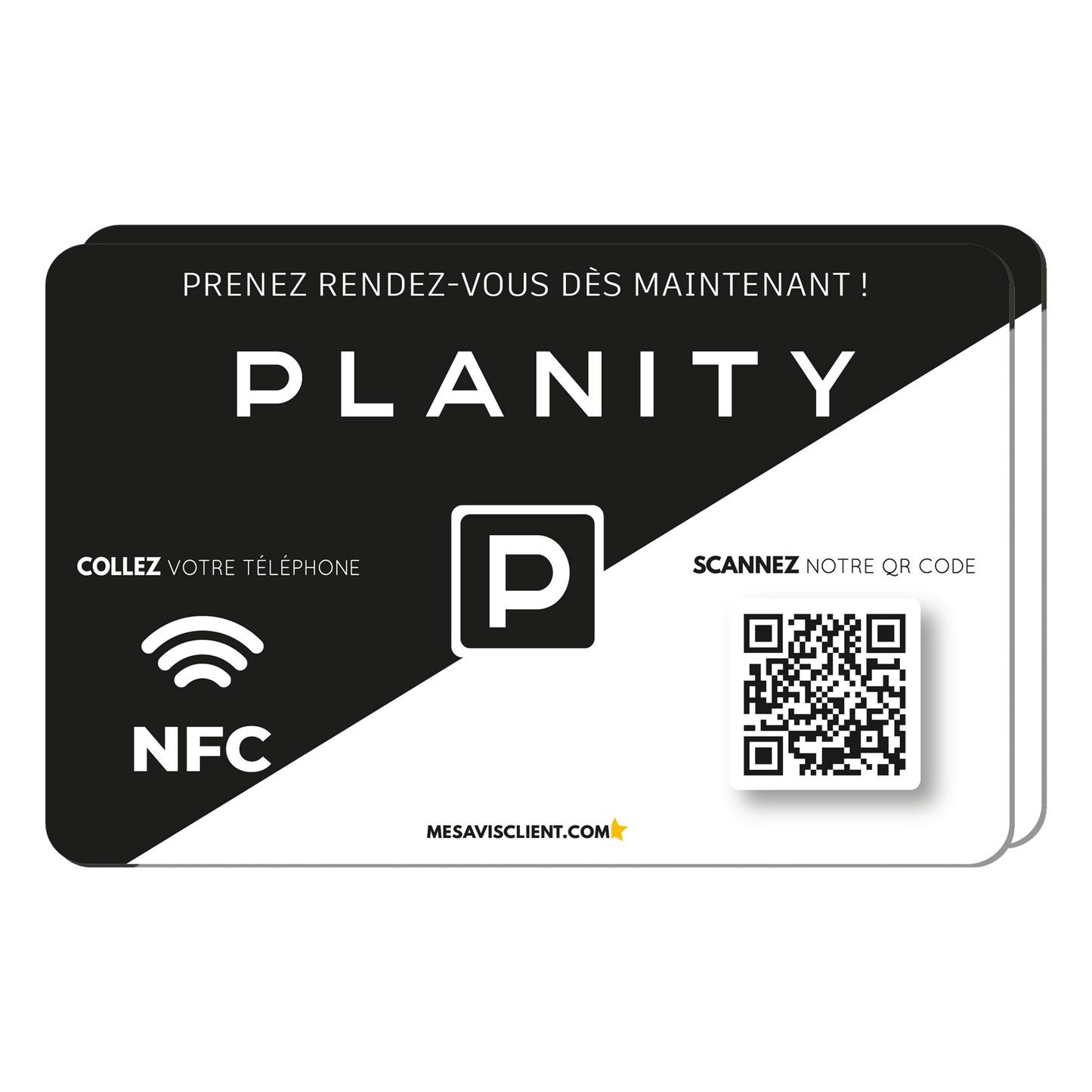 2 Cartes NFC - Planity