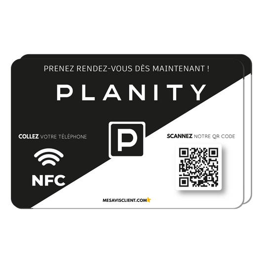 2 Cartes NFC - Planity