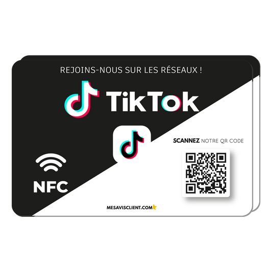 2 Cartes NFC - Tiktok