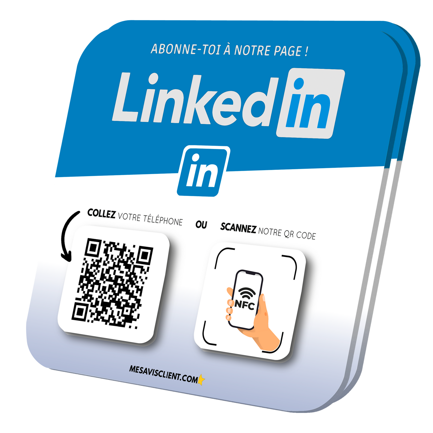 2 Plaques NFC PRO - LinkedIn