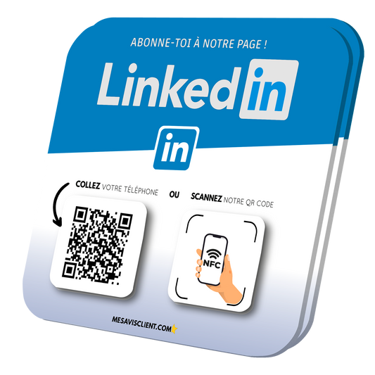2 Plaques NFC PRO - LinkedIn