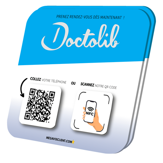 2 Plaques NFC PRO - Doctolib