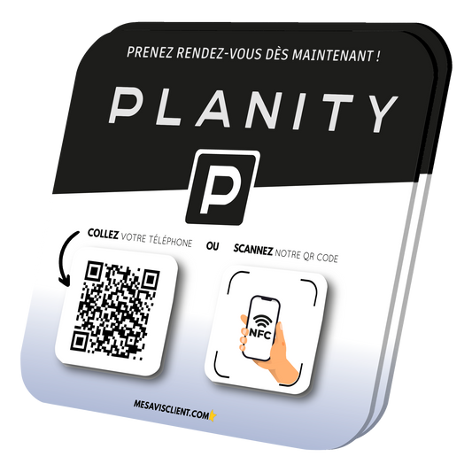 2 Plaques NFC PRO - Planity