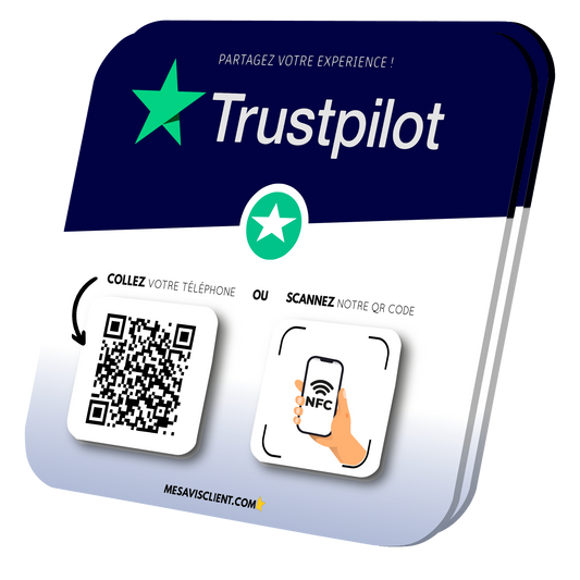 2 Plaques NFC PRO - Trustpilot