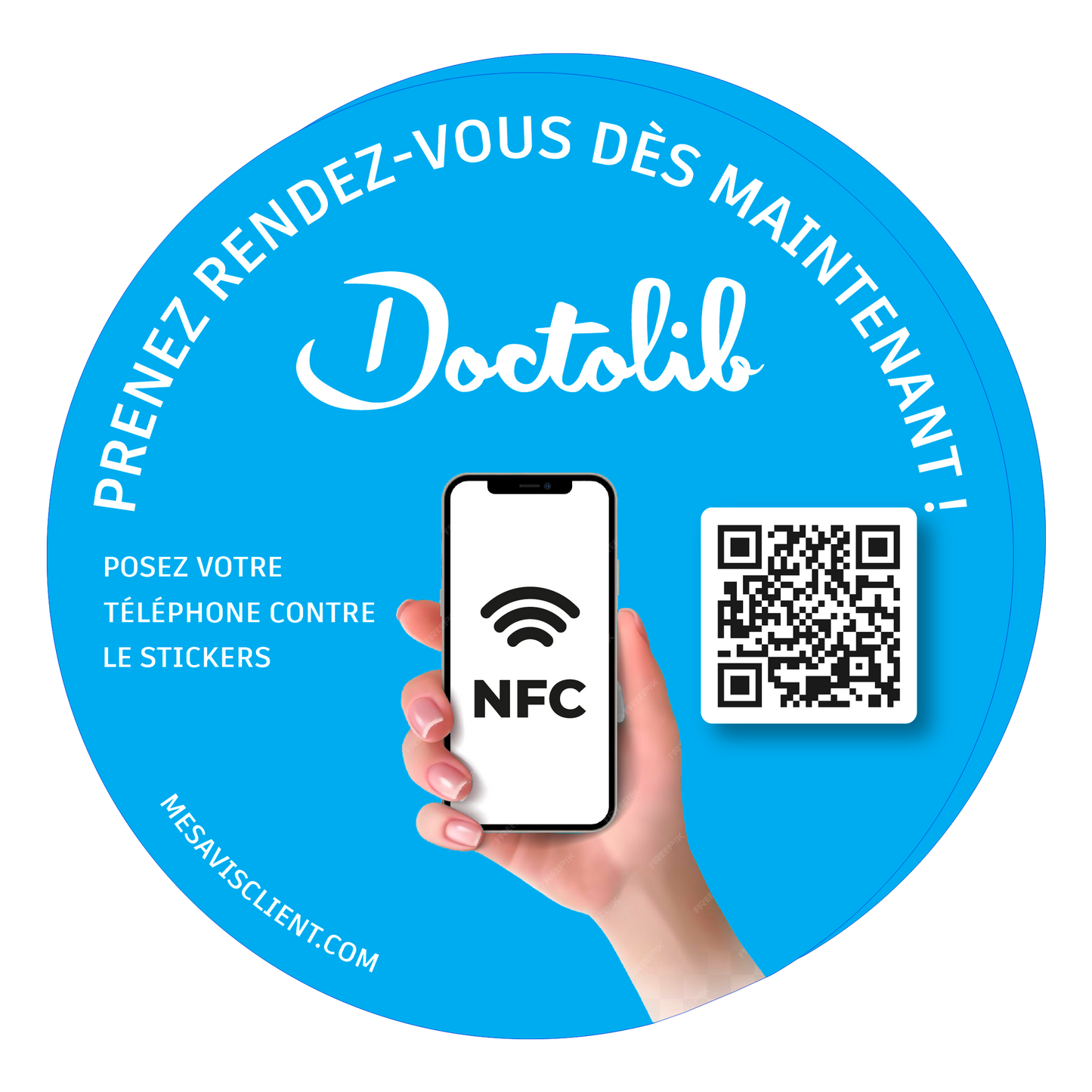 2 Stickers Doctolib