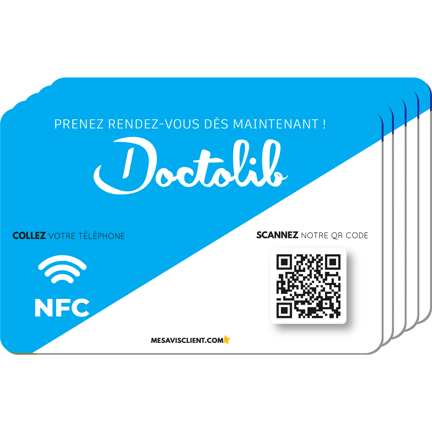 5 Cartes NFC - Doctolib