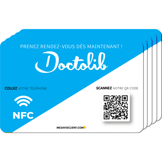 5 Cartes NFC - Doctolib