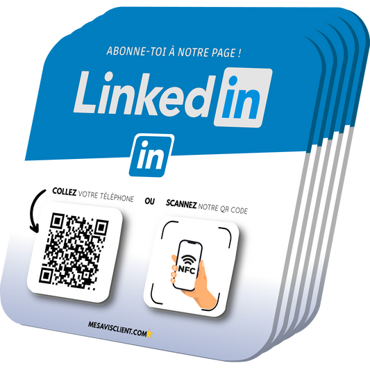 5 Plaques NFC PRO - LinkedIn