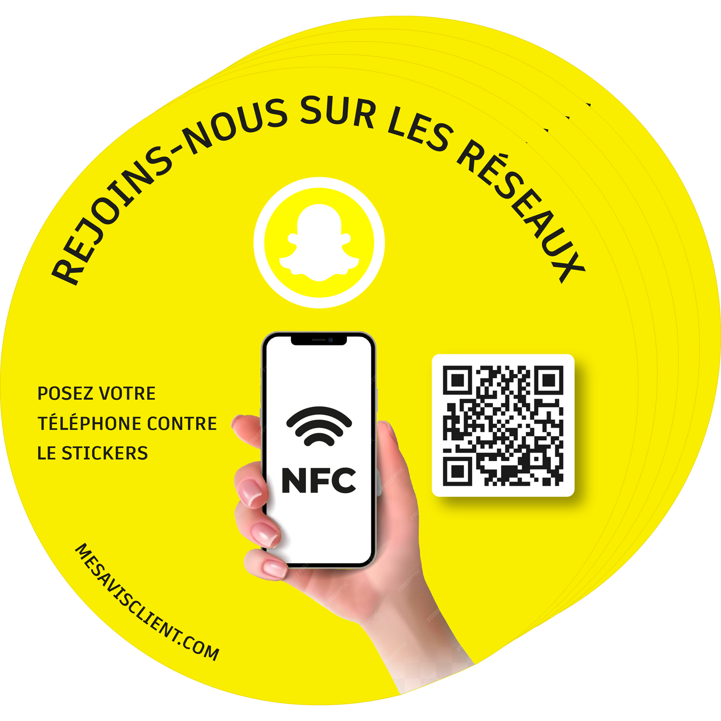 5 Stickers Snapchat
