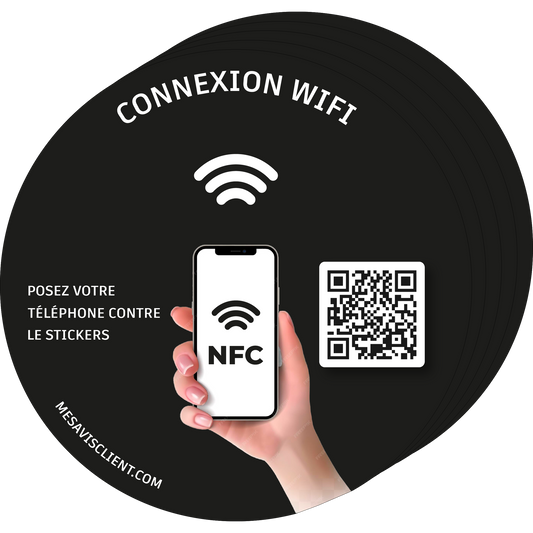5 Stickers Wi-Fi