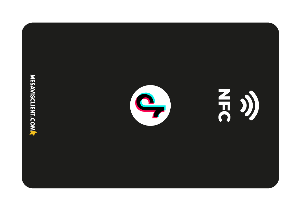 2 Cartes NFC - Tiktok