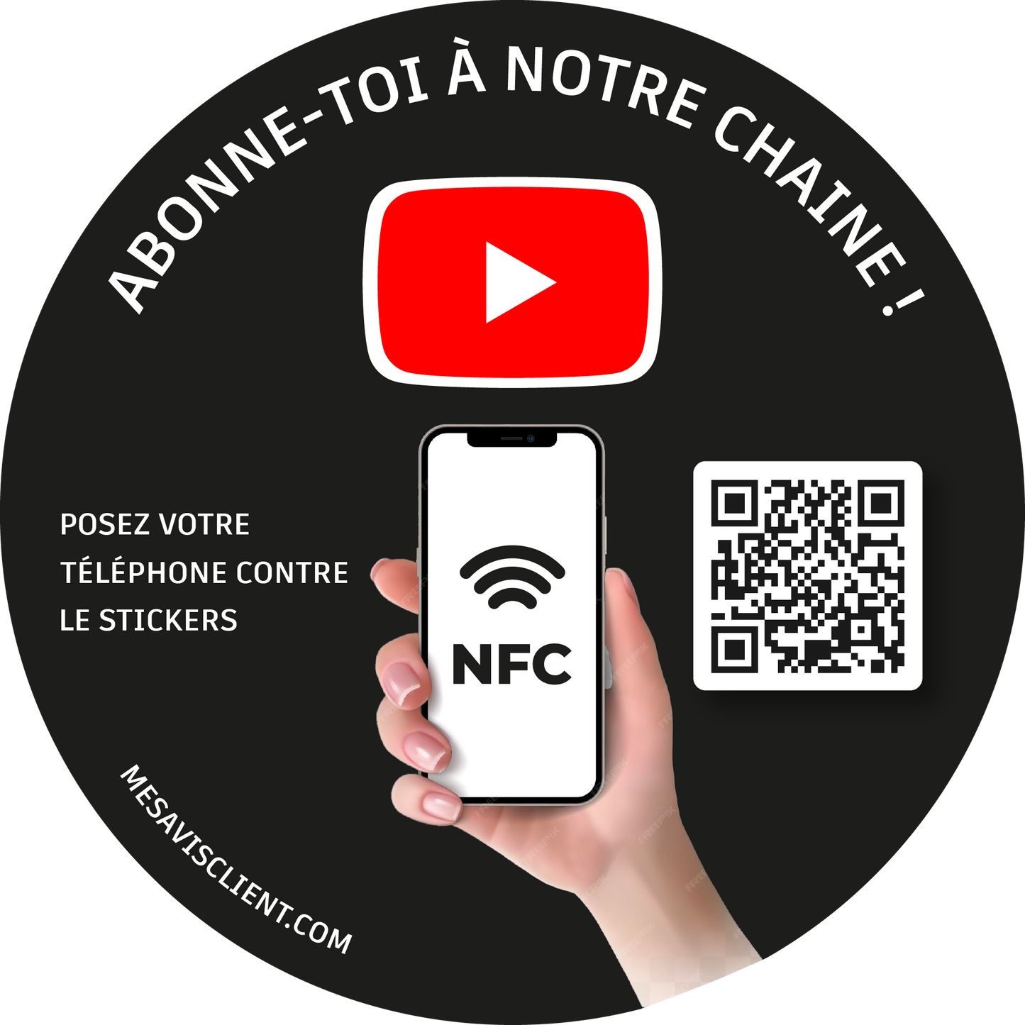 10 Stickers Youtube